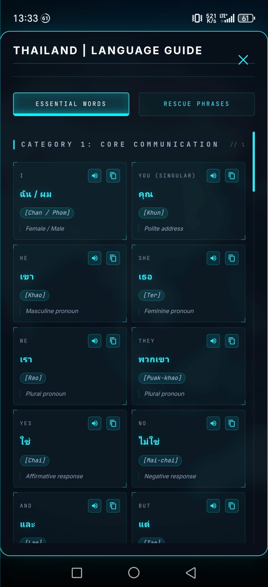 Thailand Language Guide